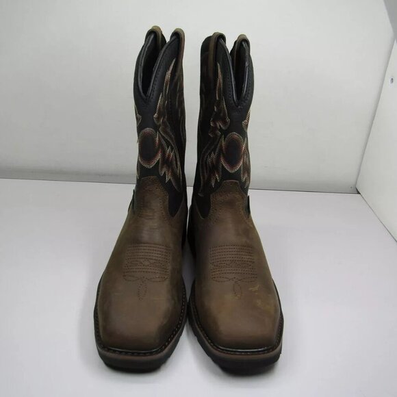 NEW WOLVERINE Mens Wellington Rancher Boots Size 8M Waterproof Steel Toe Pull-On - Picture 6 of 9